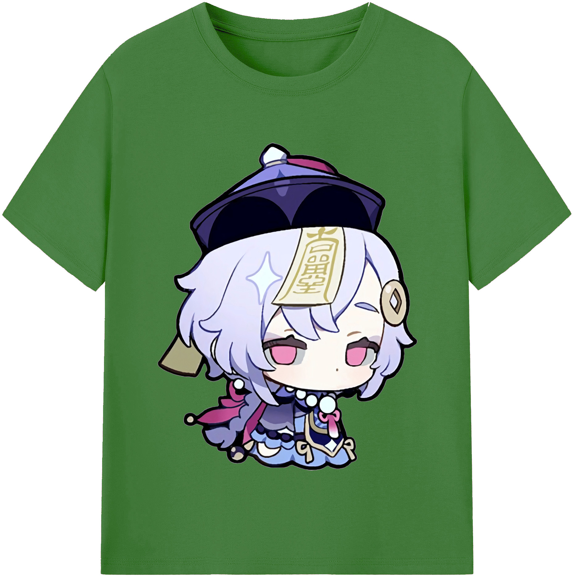 げんし神 七七 なな  genshin Nana レディースカジュアルプリントTシャツ（綿100％）